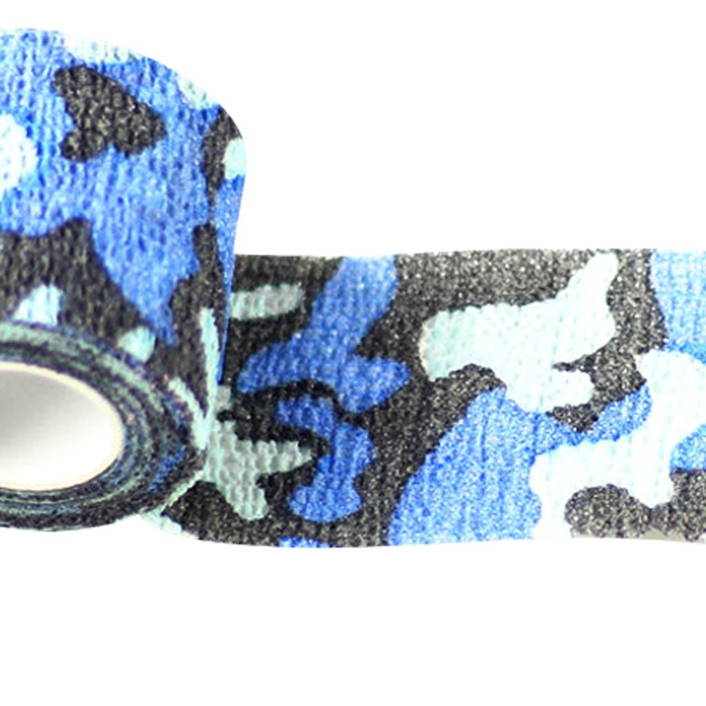 2 Pieces Self-adhesive Wrist Ankle Joints Wrap  Tape Navy