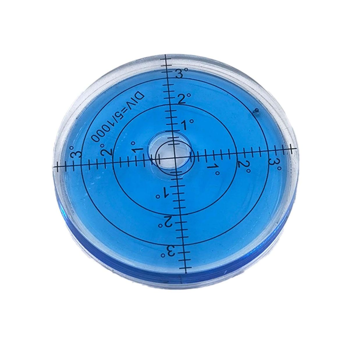Round Bubble Level Putt Golf Ball Marker Level Ruler Blue