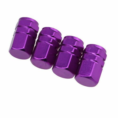 Autel 4PC Aluminium Car Wheel Tire Valve Caps Tyre Rim Stem Covers  Knurlin Tire Stem Air