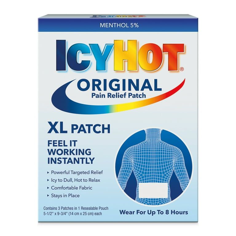 Icy Hot Original Pain Relief Patch XL