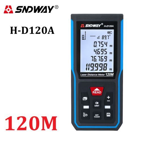 Laser Distance Meter 50m 70m 100m 120m Digital Range Finder Rangefinder Laser Tape Measure Tools Trena Roulette Angle Measurement Ruler