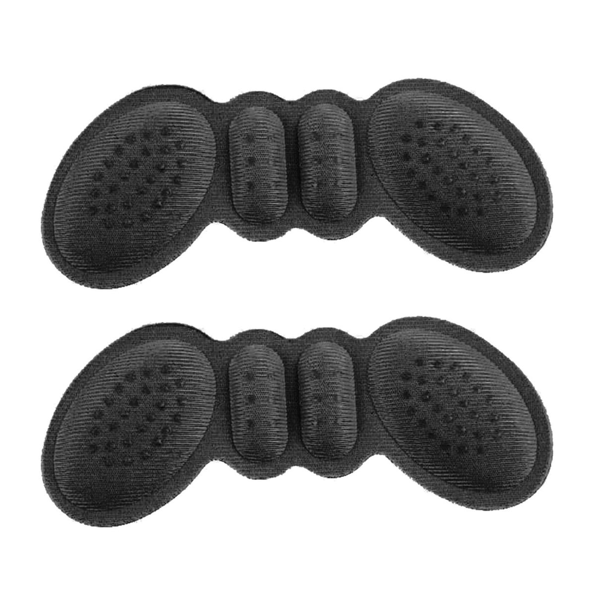 Heel Cushion Pads Grips Filler Anti-Slip Self Black 6mm Thick
