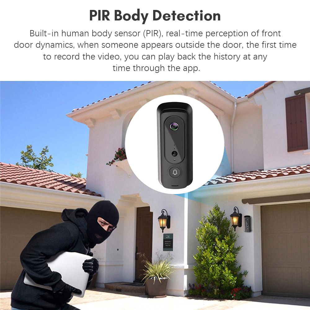WiFi Video Doorbell Camera Wireless 1080P HD Camera 2-Way