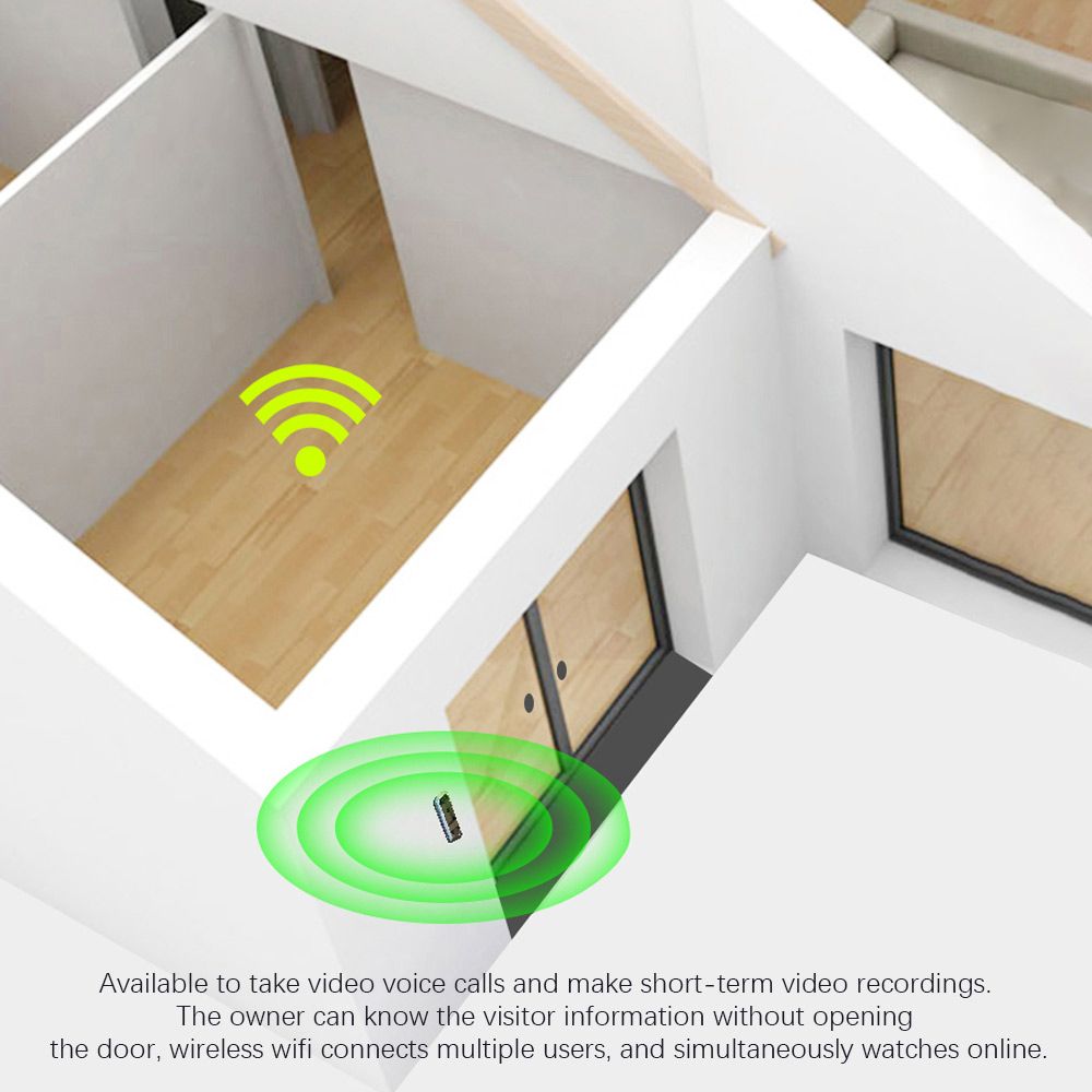 WiFi Video Doorbell Camera Wireless 1080P HD Camera 2-Way