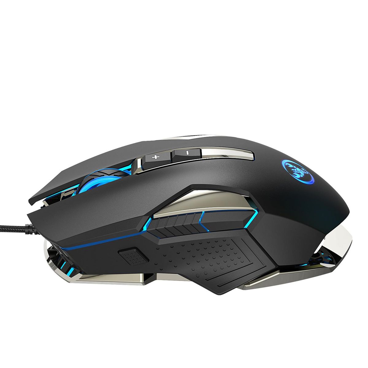 HXSJ X200 Wired Gaming Mouse Macro Programming Mouse 8 Keys Ergonomic Mice with 4-gear Adjustable DPI Colorful Lighting Effects