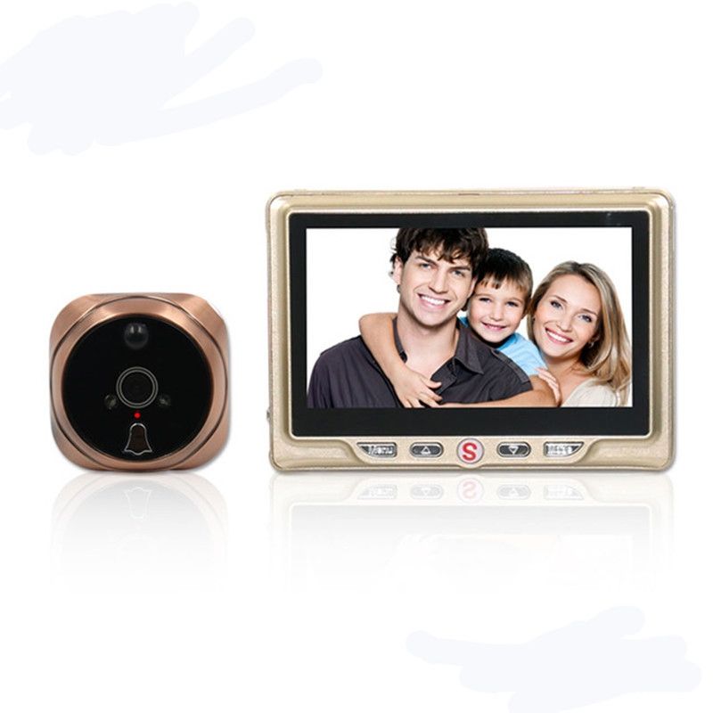 4.3 Inch LCD Door Camera Recordable Digital Peephole