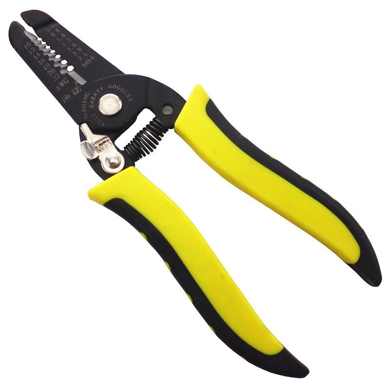 Wire Stripper Cable Decrustation Pliers 0.6~2.6mm 10~22AWG