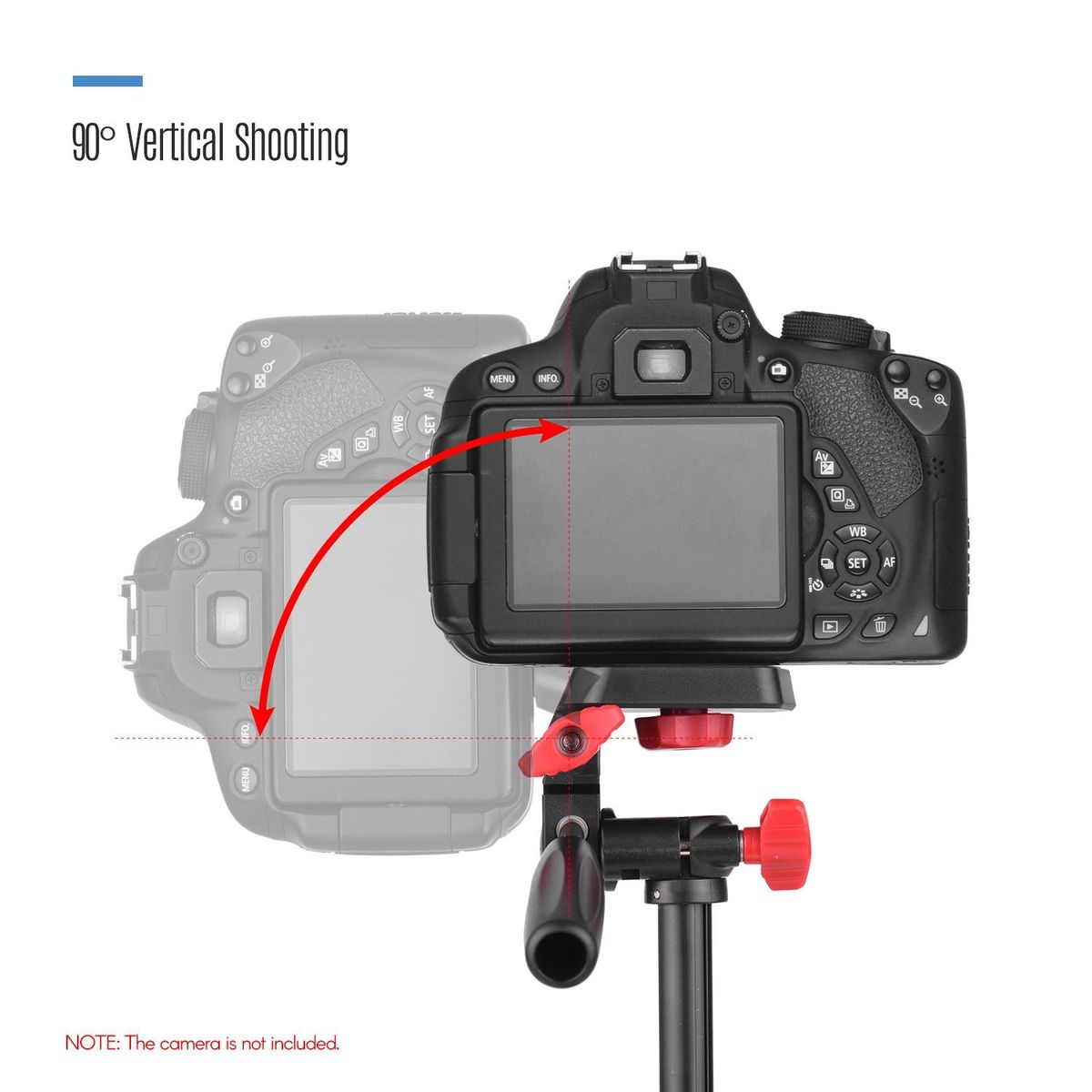 KINGJOY VT-832 Portable Photography Tripod Stand Aluminum