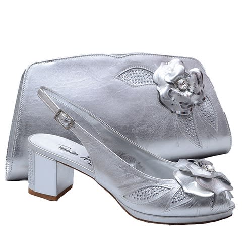 Block Heel Shoe And Bag