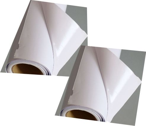 Two Rolls White Sticker Paper 42
