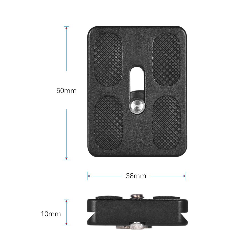50*38mm Size Aluminum Alloy Universal Quick Release Plate
