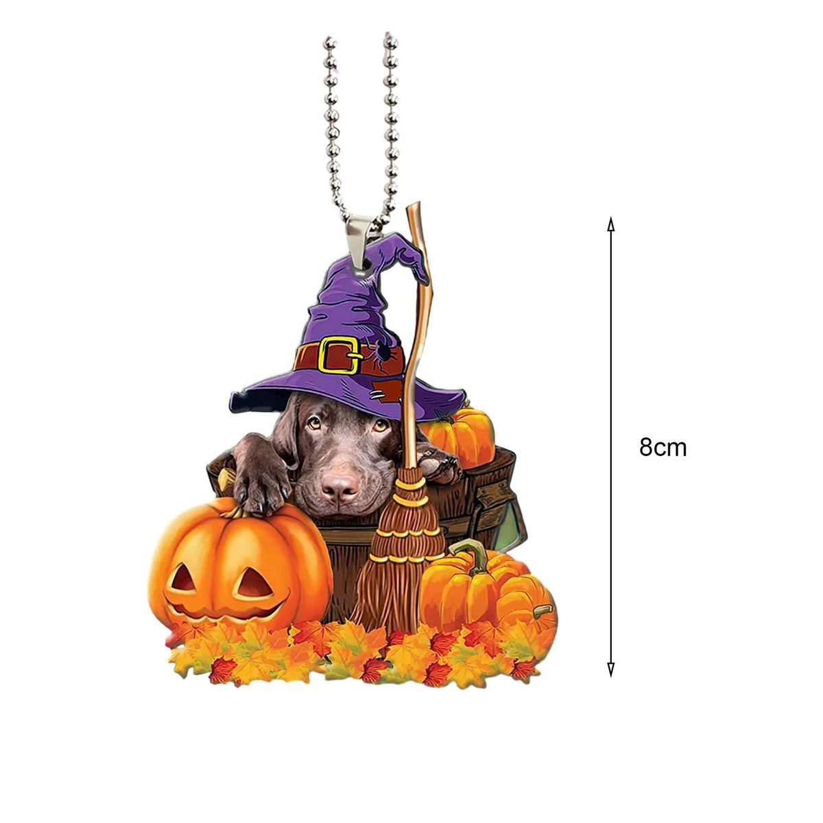 Halloween Women Car Ornament Whimsical Pet Halloween Car for Auto