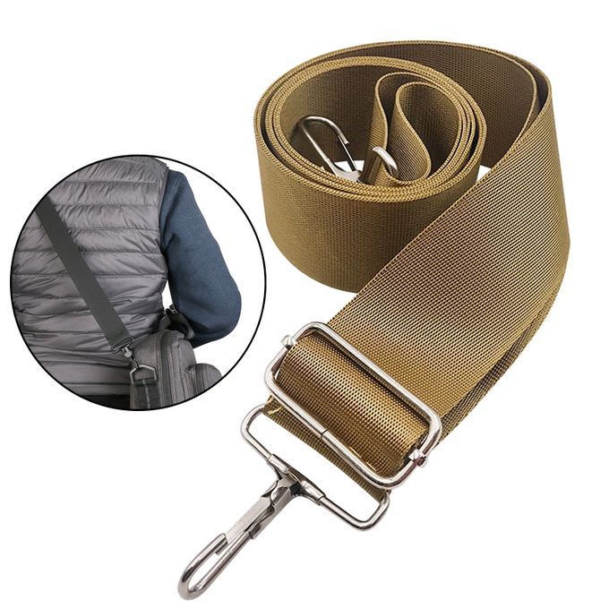 Universal Nylon Shoulder Strap 59" Adjustable Replacement Brown