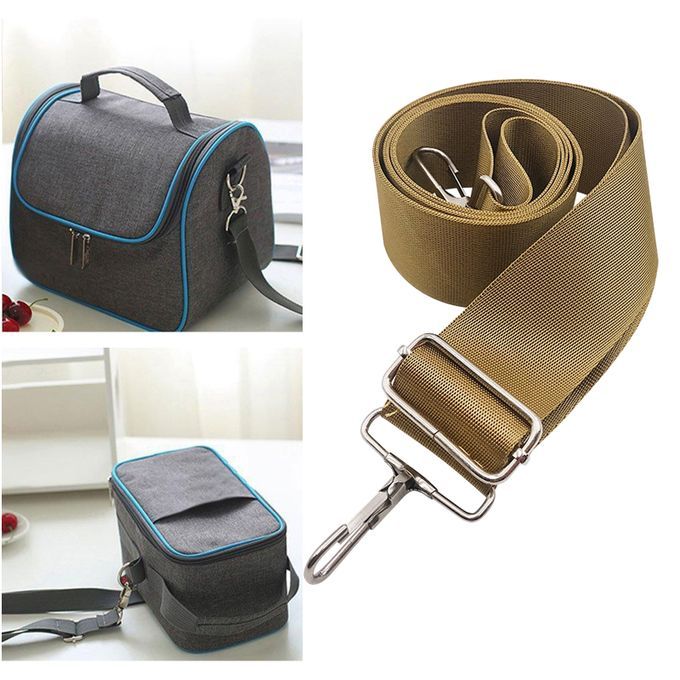 Universal Nylon Shoulder Strap 59" Adjustable Replacement Brown