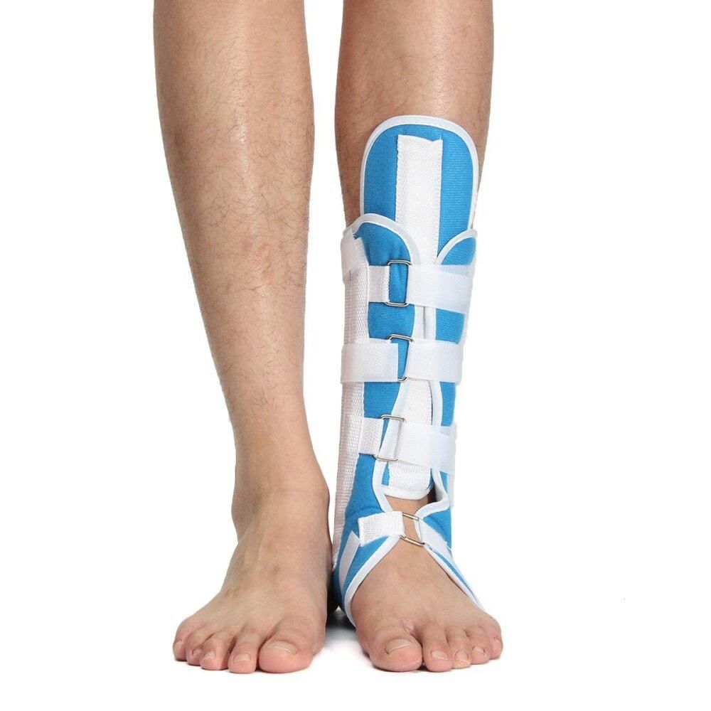 Blue Foot Calf Ankle Splint Brace Walking Boot Foot Brace Walker L L