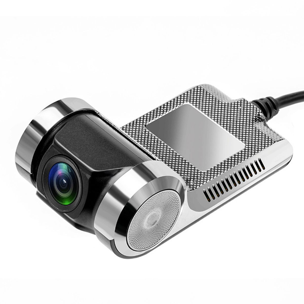 USB Dash Camera Car DVR HD720P, 90° Rotating Lens 170°