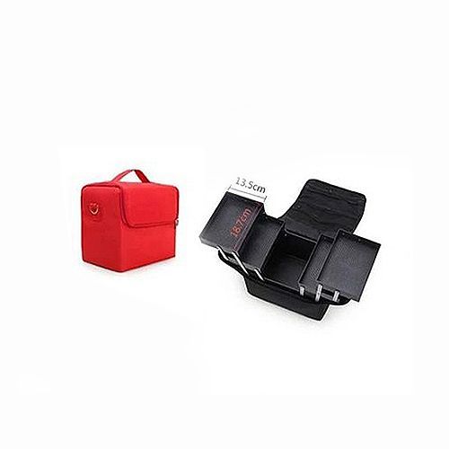 Mini Makeup Bag - Red