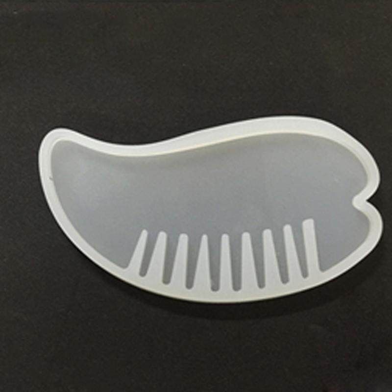 1 Piece DIY Clear Silicone For Comb Mould For Epoxy Resin With Real Flower Handmade Jewelry Tools Resin Molds For Jewelry No. 4