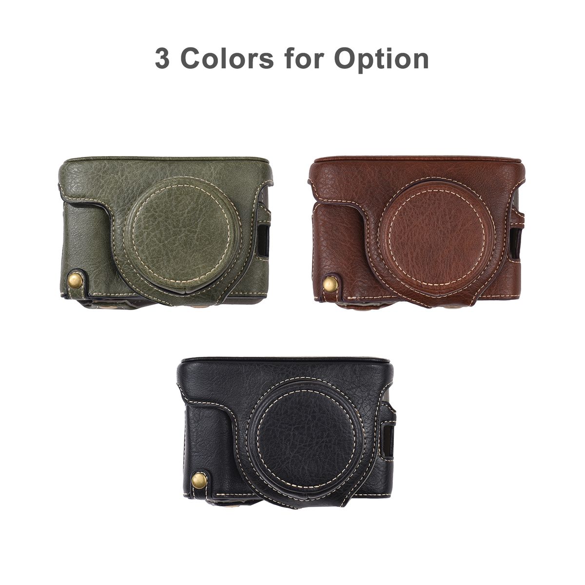 Portable Camera Case Synthetic Leather Camera Carry Bag With