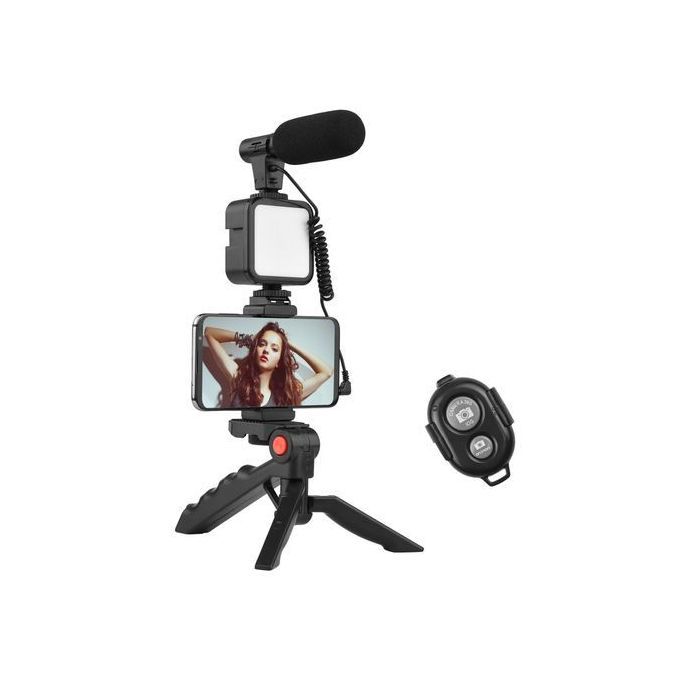 Phone Vlog Video Kit With Table Tripod Phone Holder