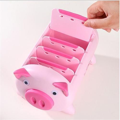 Desktop Storage Box Plastic Box Creative Cosmetics Remote Control Holder Small Objects Container Makeup Organizer