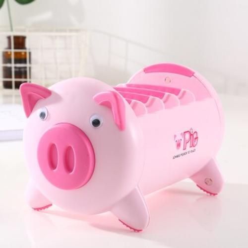 Desktop Storage Box Plastic Box Creative Cosmetics Remote Control Holder Small Objects Container Makeup Organizer