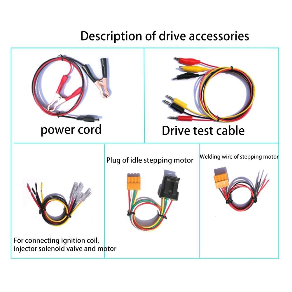 QDB-2A Vehicle Automobile Actuator Fault Detector Car Coil Ignition Idle Stepping Motor Solenoid Valve Injector Tester
