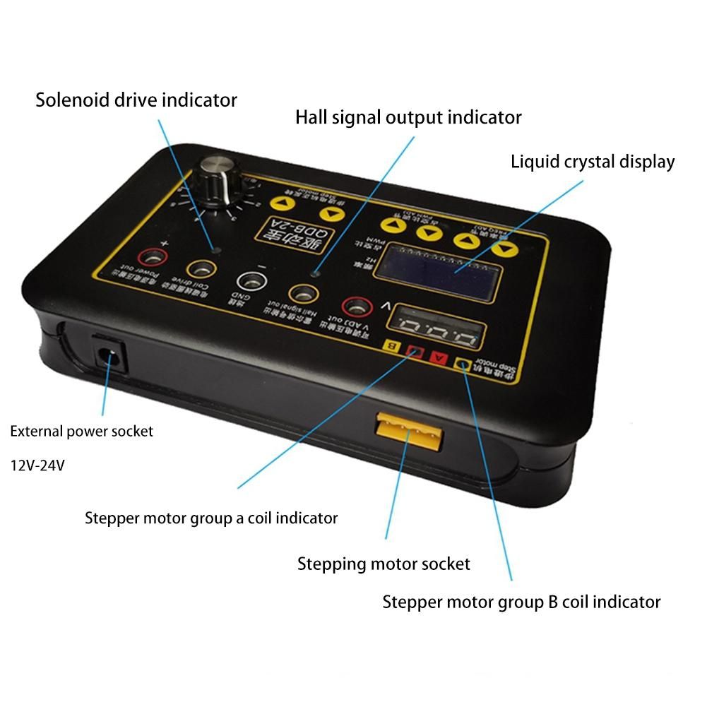 QDB-2A Vehicle Automobile Actuator Fault Detector Car Coil Ignition Idle Stepping Motor Solenoid Valve Injector Tester