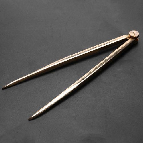 168mm Nautical Chart Straight Divider Solid Brass