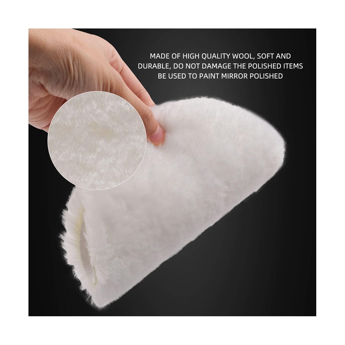 Buffing Polishing Pads, 7Pc 6.5 Inch Face for 6Inch 150mm