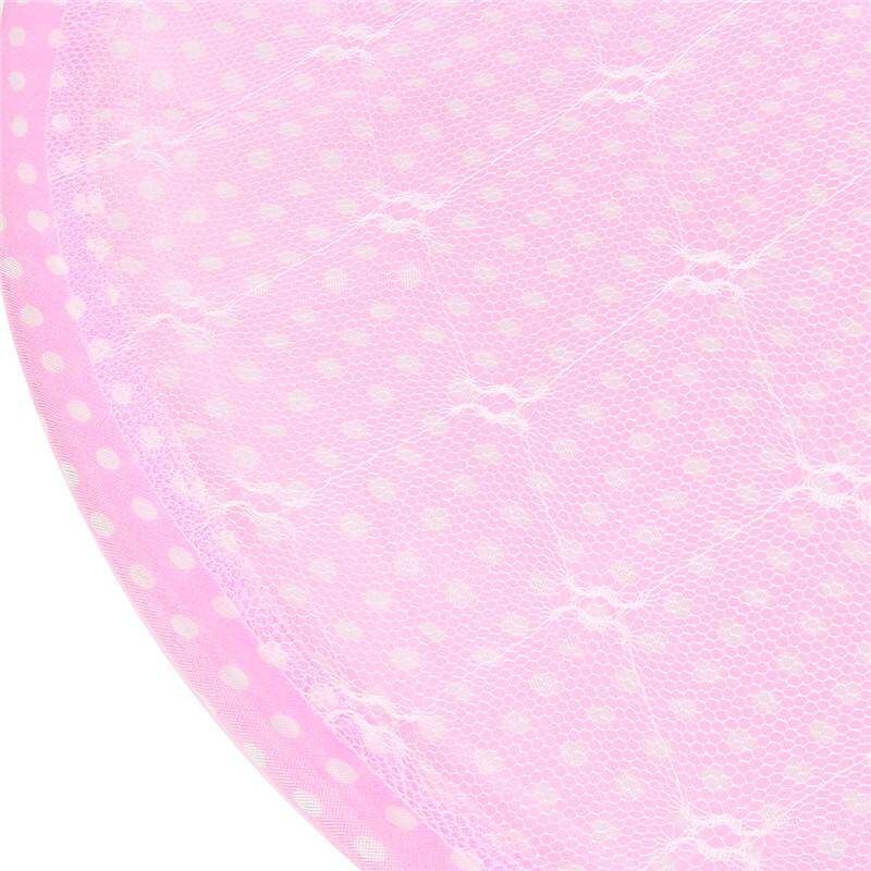 Portable 0-3 Years Baby Kid Infant Mosquito Net Bed Crib Canopy Mattress Tent Pink Pink