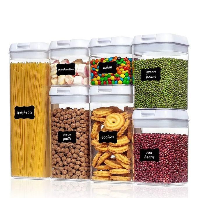 80 Pcs Jar Labels Waterproof Pantry Organizer Stickers  PEN