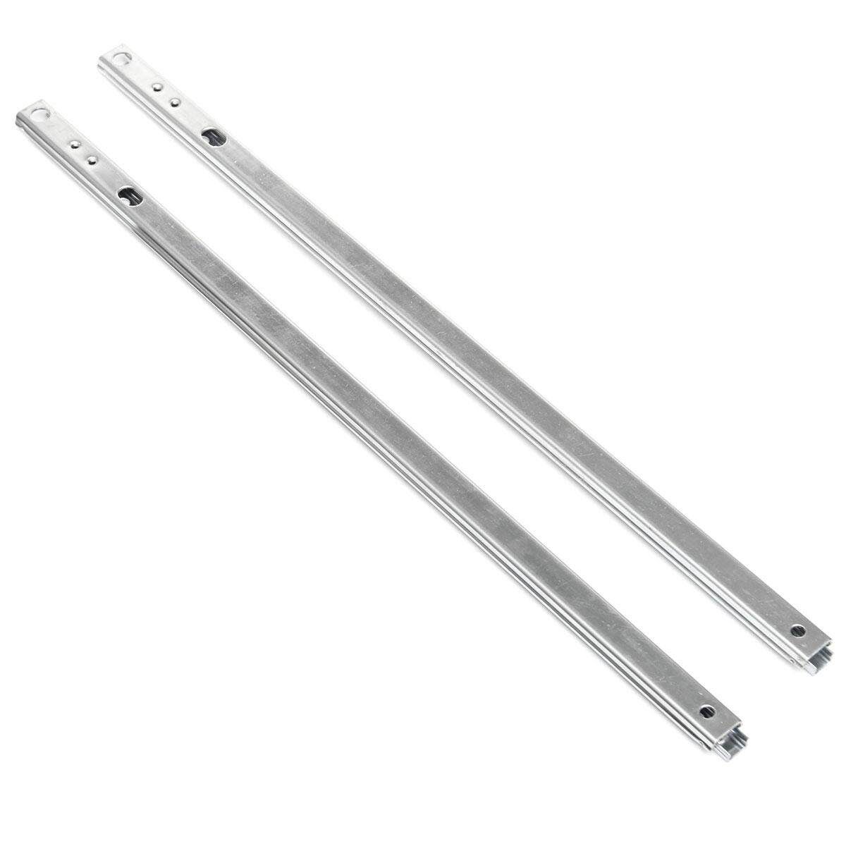 4pcs 200mm-400mm Heavy Runners Ball Bearing Drawer Slides Rail Telescopic Metal Duty 16inches