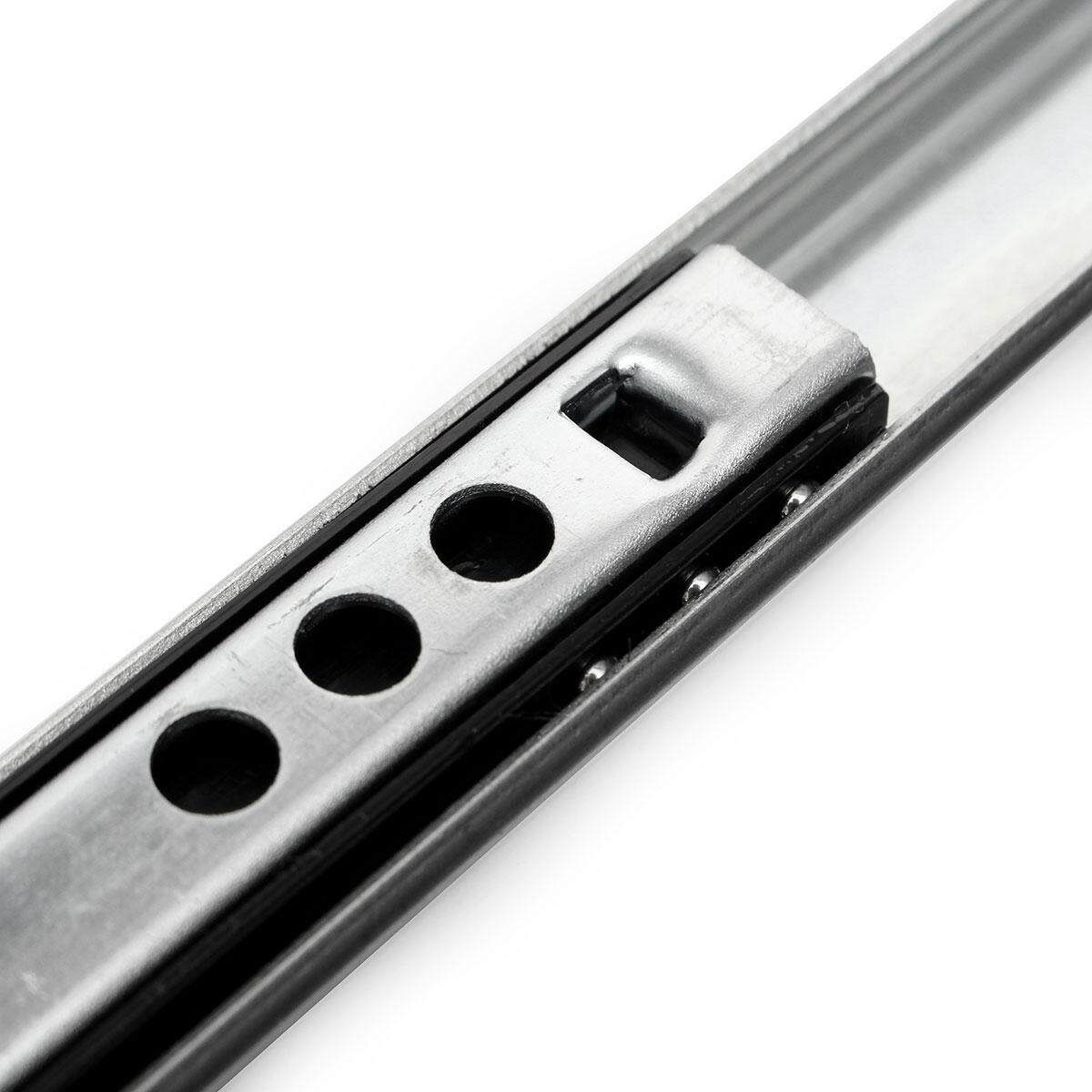 4pcs 200mm-400mm Heavy Runners Ball Bearing Drawer Slides Rail Telescopic Metal Duty 16inches