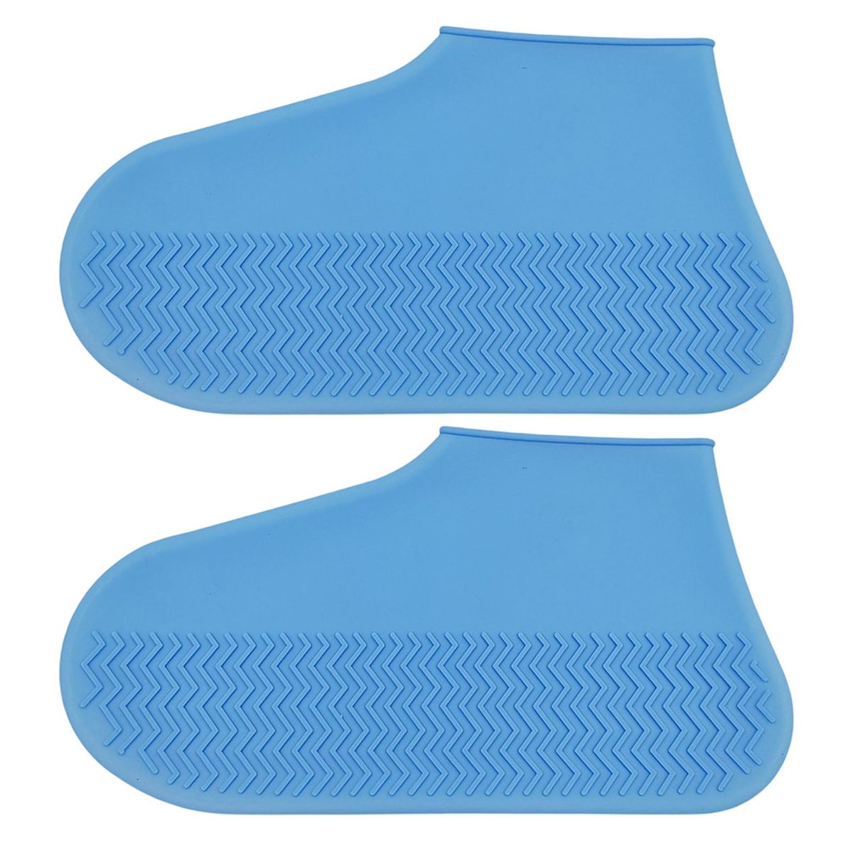2Pcs Rain Boot Covers Men Women Dustproof Rain Boot Protectors Blue