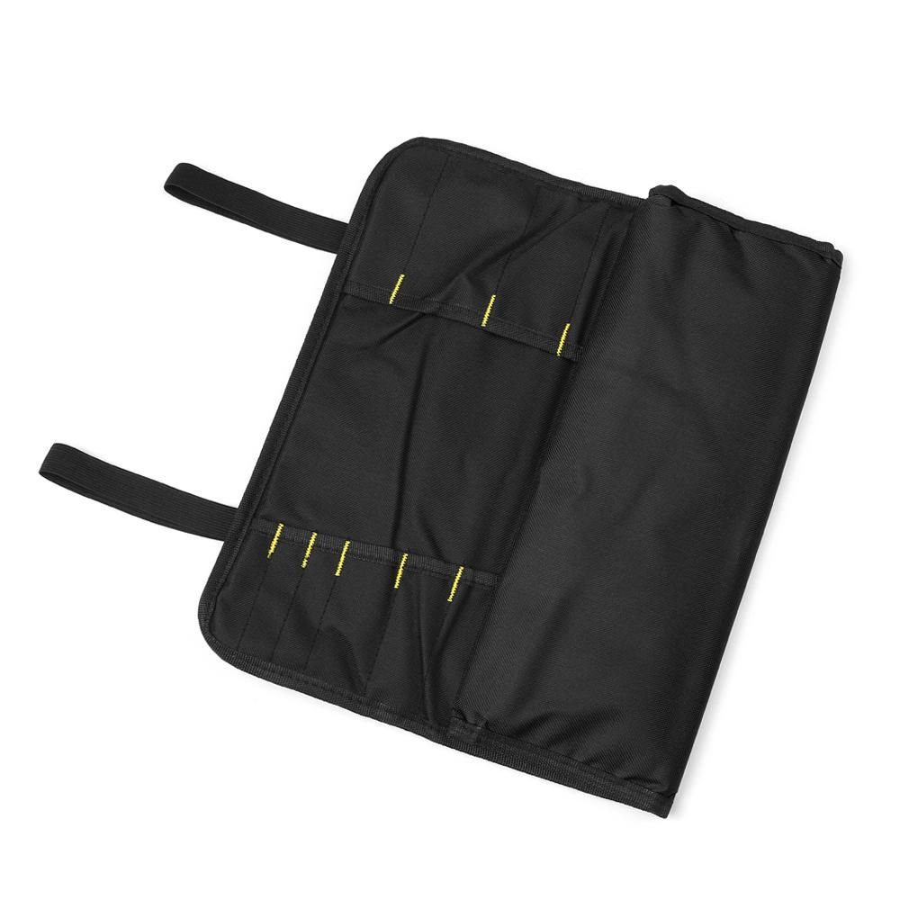 PENGGONG Tool Bag Organizer Oxford Canvas Chisel Roll Rolling Pounch Wearable & Waterproof Repairing Carrying Handle Bag with Belt for Carpenter Hammer Electrician Repair Tools