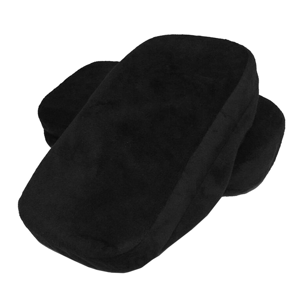 Memory Foam Chair Armrest Pads Comfy Elbow Pillow Extra Thick 2 Black
