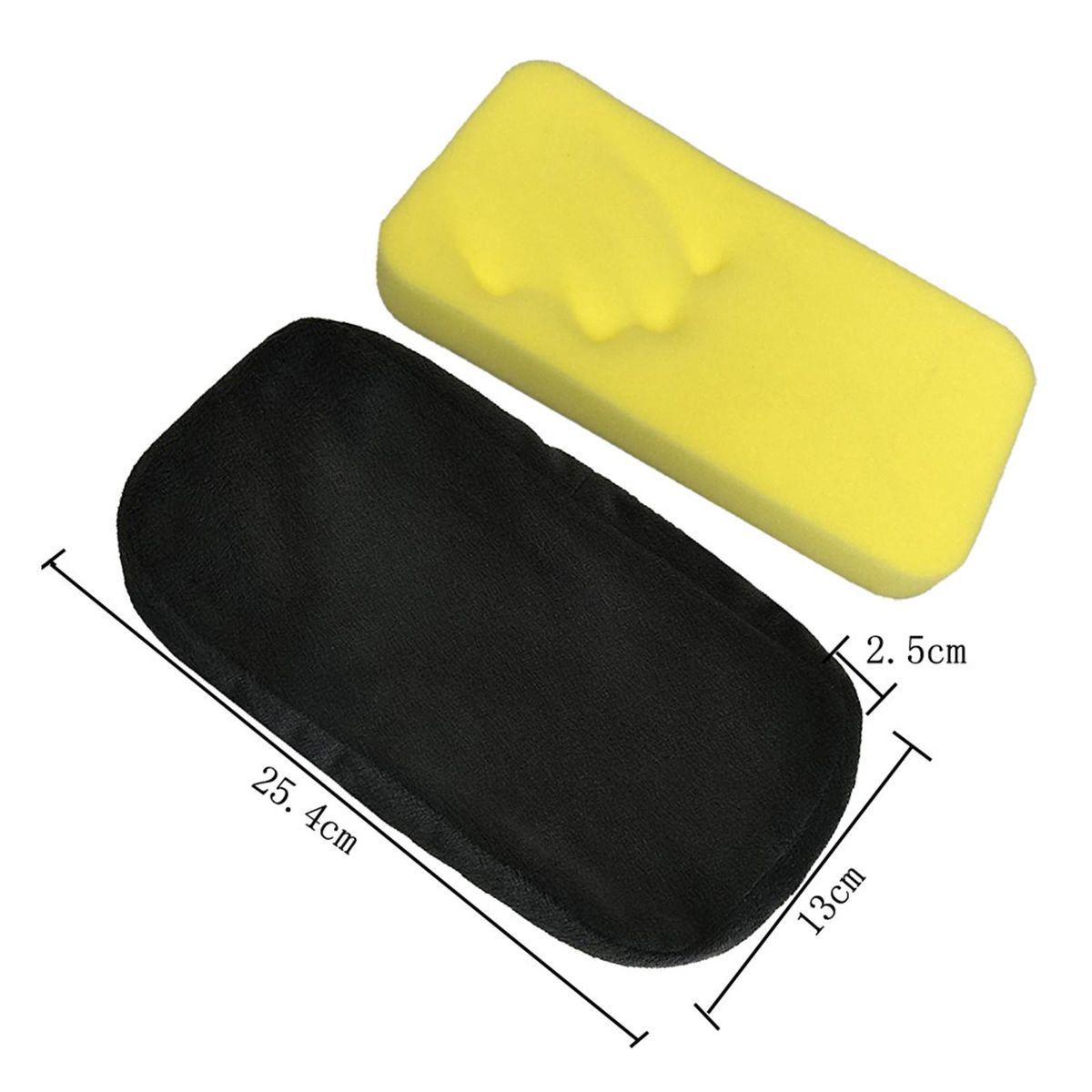 Memory Foam Chair Armrest Pads Comfy Elbow Pillow Extra Thick 2 Black