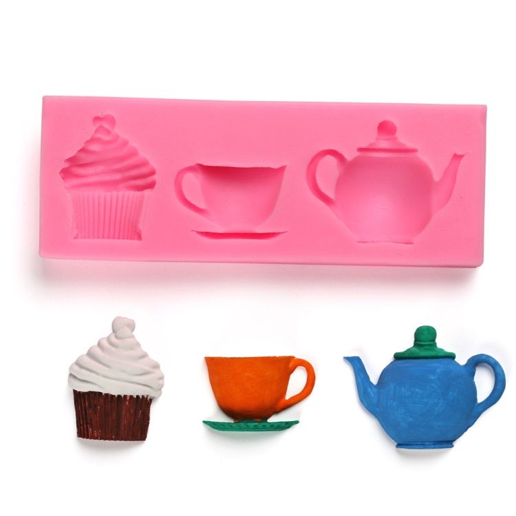 DIY Wine Glass Vase Teapot Silicone Mold 50-507-A