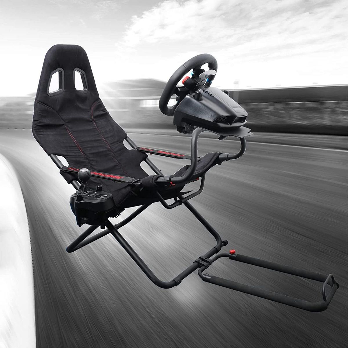 HUAYUWA Gear Shifter Mount (Right Hand Install) for Playseat Challenge Chair