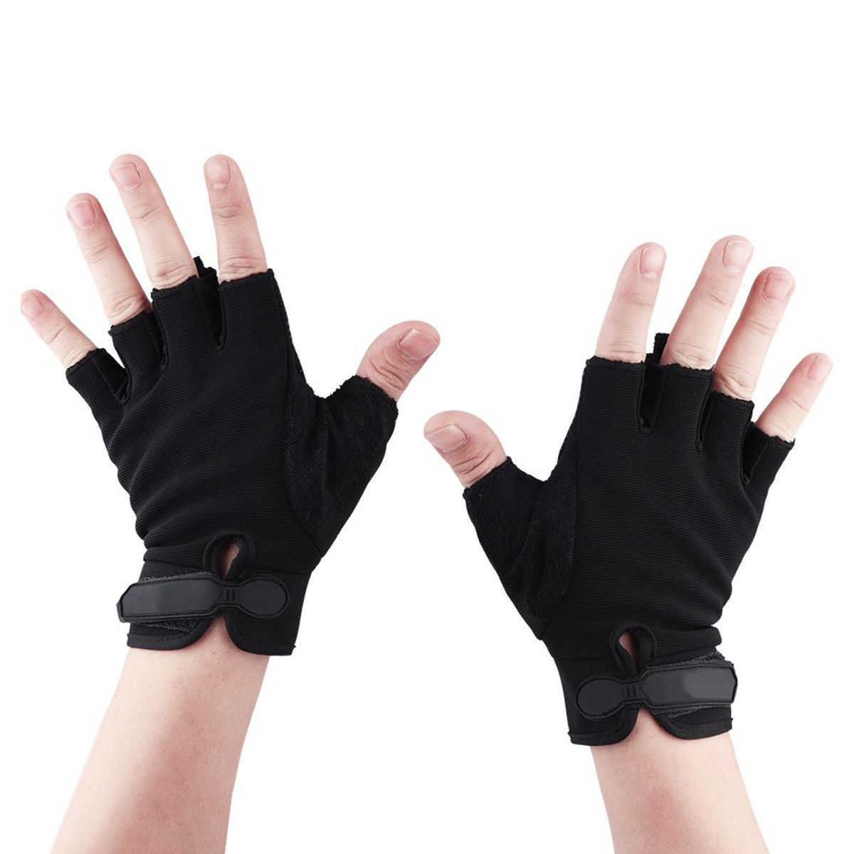 1 Pair Half Finger Gloves Breathable Anti-slip Waterproof
