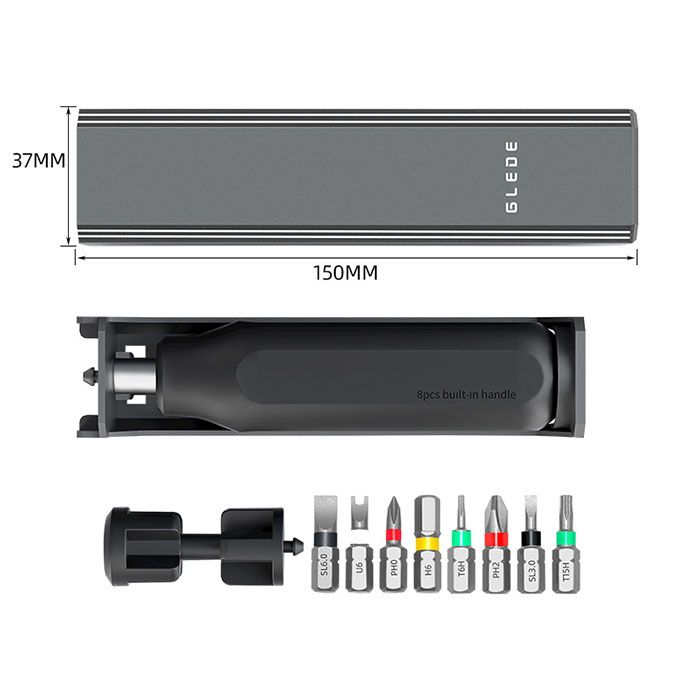 8 In 1 Multi-purpose Bit Combination Screwdriver Set
