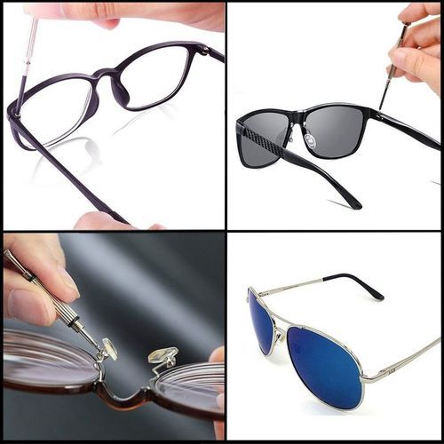 3-In1 Mini Precision Repair Screwdriver For Eyeglasses Sunglasses Watches, 1 PC