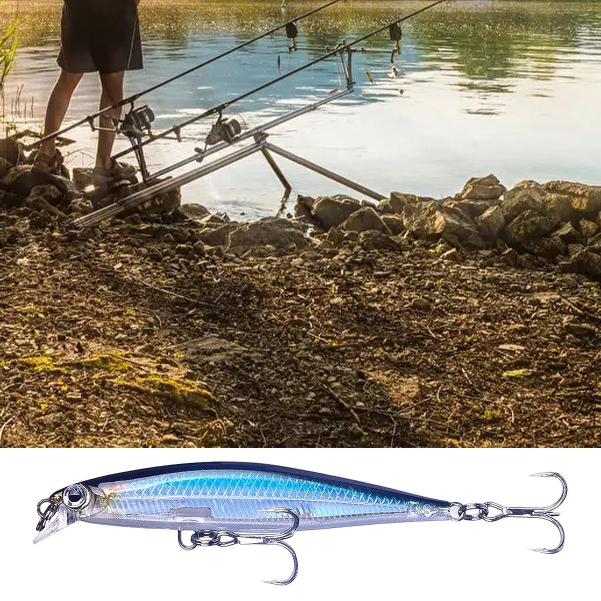 Submerged Minnow Bait Mini Long-throw Minnow A