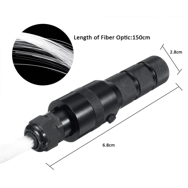 150CM RGB Flashlight LED Fiber Optic 40 Display Modes ,360 Degree Rotation Fairy Strip Light Dance Waving Lace For Pubs Dancers Kids Concerts Party Decor
