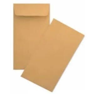 25pcs X 2 Envelope (size: 9 X 4) Brown Colour With Seal