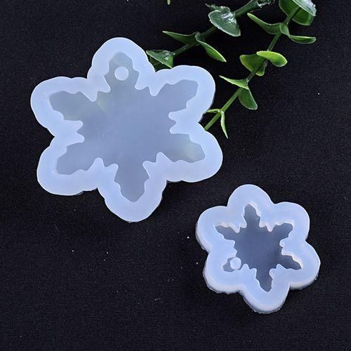7Pcs Crystal Epoxy Resin Mold Christmas Elements
