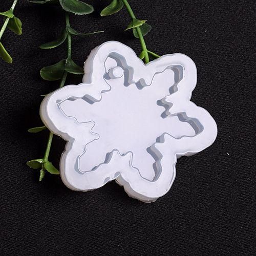 7Pcs Crystal Epoxy Resin Mold Christmas Elements