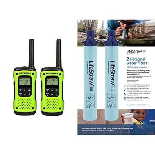Motorola T600 Talkabout Radio 2 Pack  LifeStraw Personal Wat
