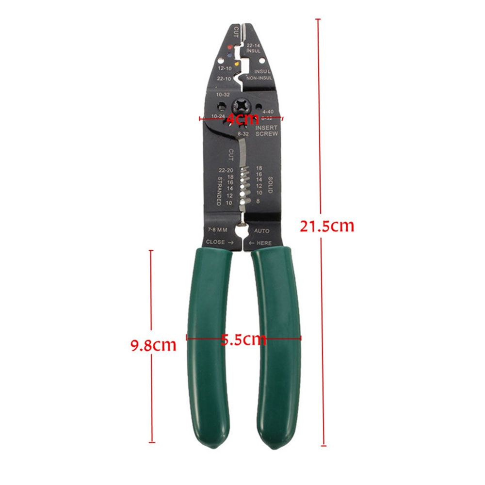 Wire Strippers Decrustation Pliers American Style 0.6~2.6mm2